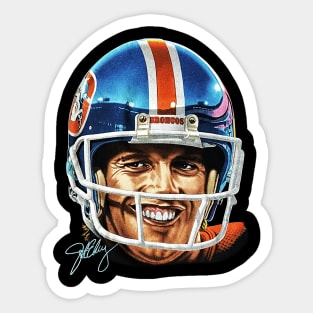 90s Football John Elway - Broncos - Classic Sticker
